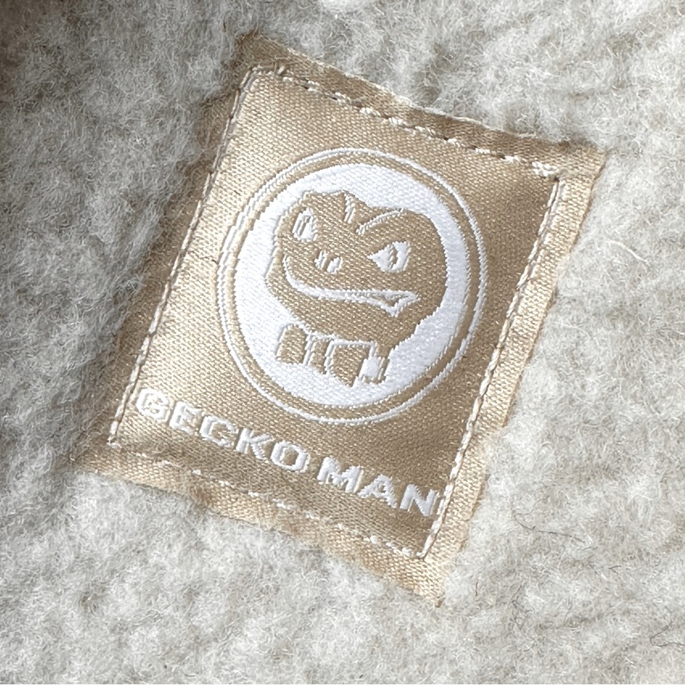 Gecko Man Orthotic Sherpa Canvas Slip-On Slipper Shoes 11.5 NEW Khaki - Picture 7 of 10
